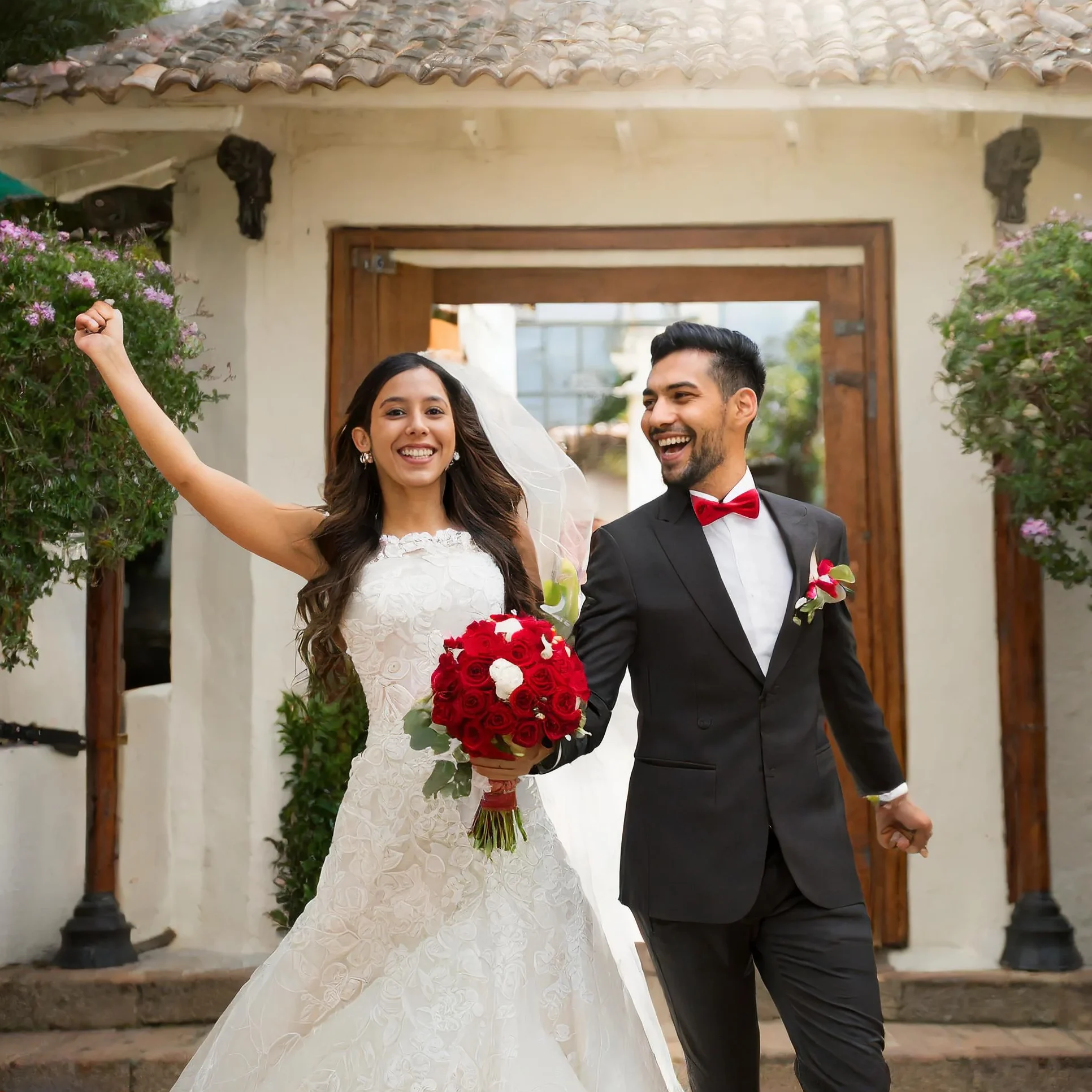 Firefly-novios-de-etnia-mexicana-entrando-triunfalmente-a-su-boda-21093